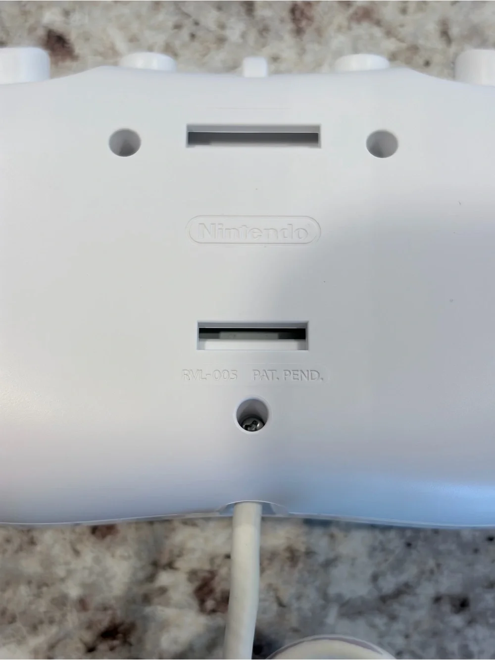 Nintendo White Wired Classic Controller - White